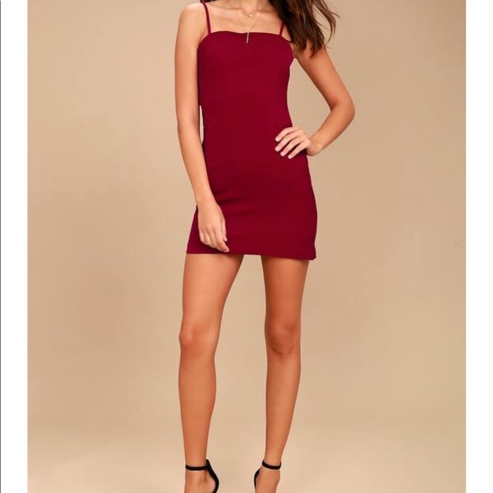 Lulus Toast to Life Red Mini Dress